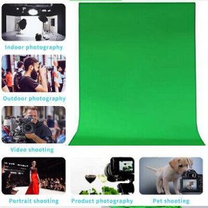 Rip Shot מוצרי גיימינג  5 x 7 ft Green Screen Photography Backdrop Kit Photo Video Studio Background US   5 x 7 רגל ערכת רקע צילום מסך ירוק צילום וידאו רקע סטודיו ארה"ב